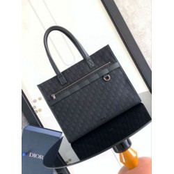 Fake Dior Safari Tote Bag Black Dior Oblique Jacquard Replica Fake Dior Safari Tote Bag Black Dior Oblique Jacquard Replica