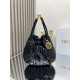 Replica Dior Nolita Medium Bag Black Macrocannage Lambskin