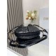 Replica Dior Nolita Medium Bag Black Macrocannage Lambskin