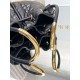 Replica Dior Nolita Medium Bag Black Macrocannage Lambskin