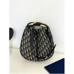 Fake Dior Nolita Medium Bag Blue Dior Oblique Jacquard Replica