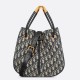 Fake Dior Nolita Medium Bag Blue Dior Oblique Jacquard Replica