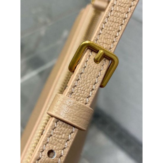 Replica Dior Saddle Rodeo Pouch Biscuit Goatskin