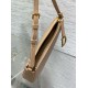 Replica Dior Saddle Rodeo Pouch Biscuit Goatskin