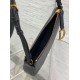 Replica Dior Saddle Rodeo Pouch Black Goatskin