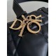 Replica Dior Toujours Large Bag Black Macrocannage Calfskin