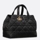 Replica Dior Toujours Large Bag Black Macrocannage Calfskin