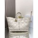 Replica Dior Toujours Large Bag White Macrocannage Calfskin