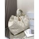 Replica Dior Toujours Large Bag White Macrocannage Calfskin