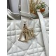 Replica Dior Toujours Large Bag White Macrocannage Calfskin