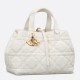 Replica Dior Toujours Large Bag White Macrocannage Calfskin