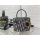 Fake Dior Small CD Signature Vanity Case Blue Oblique Jacquard Replica