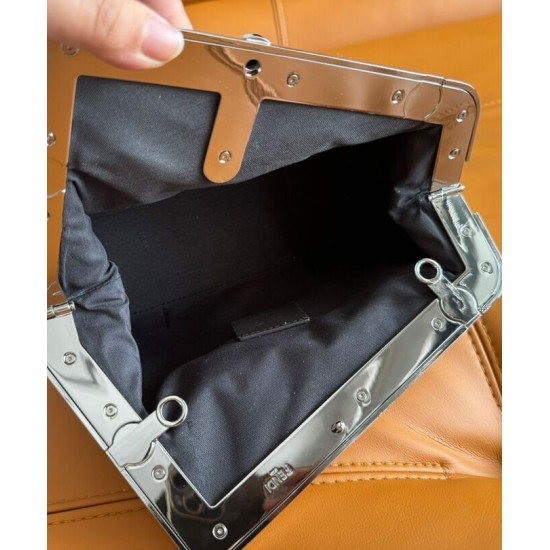 Fake Fendi First Small Bag 8BP129 Silver Replica