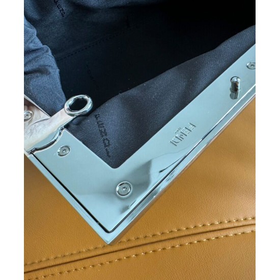Fake Fendi First Small Bag 8BP129 Silver Replica