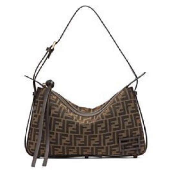 Replica Fendi Simply Fendi Medium 8BR829 Dark Coffee