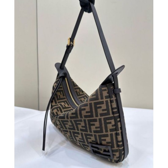 Replica Fendi Simply Fendi Medium 8BR829 Dark Coffee