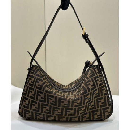 Replica Fendi Simply Fendi Medium 8BR829 Dark Coffee