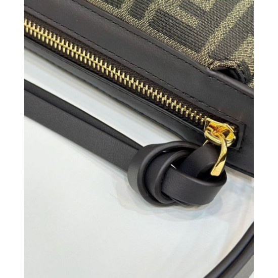 Replica Fendi Simply Fendi Medium 8BR829 Dark Coffee