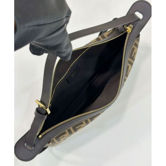 Replica Fendi Simply Fendi Medium 8BR829 Dark Coffee