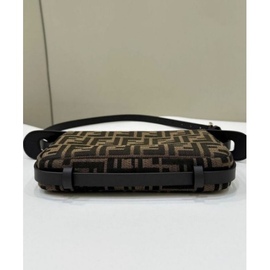 Replica Fendi Simply Fendi Mini 8BS097 Dark Coffee