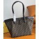 Fake Fendi Origami Medium Bag 8BH414 Dark Coffee Replica