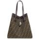 Replica Fendi Origami Large 8BH415 Bag Dark Coffee
