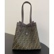 Replica Fendi Origami Large 8BH415 Bag Dark Coffee