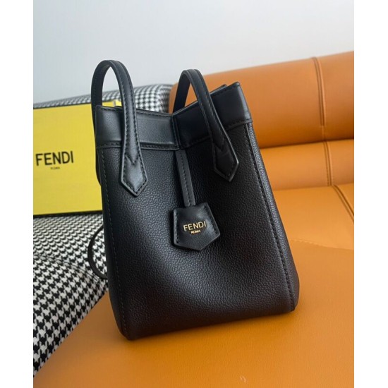 Replica Fendi Origami Mini Bag 8BS083 Black