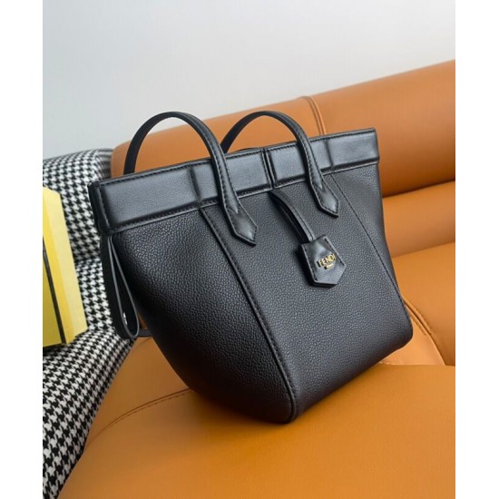 Replica Fendi Origami Mini Bag 8BS083 Black