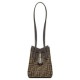 Fake Fendi Origami Mini 8BS083 Dark Coffee Replica