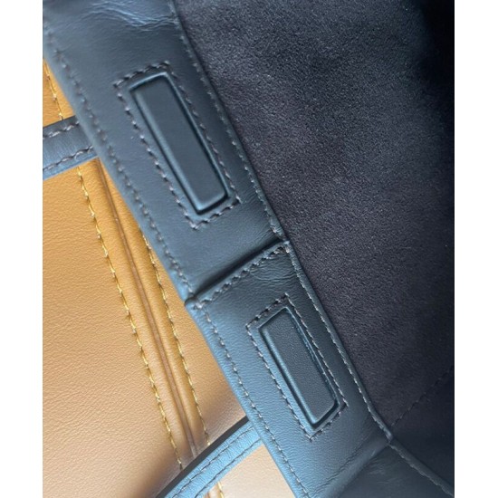 Fake Fendi Origami Mini 8BS083 Dark Coffee Replica