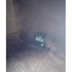 Fake Fendi Origami Mini 8BS083 Dark Coffee Replica