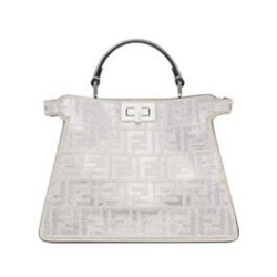 Replica Fendi Peekaboo ISeeU Small 8BN327 Silver