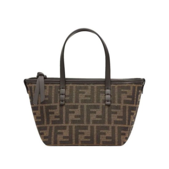 Fake Fendi Mini Roll 8BS096 Dark Coffee Replica