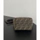 Fake Fendi Mini Roll 8BS096 Dark Coffee Replica