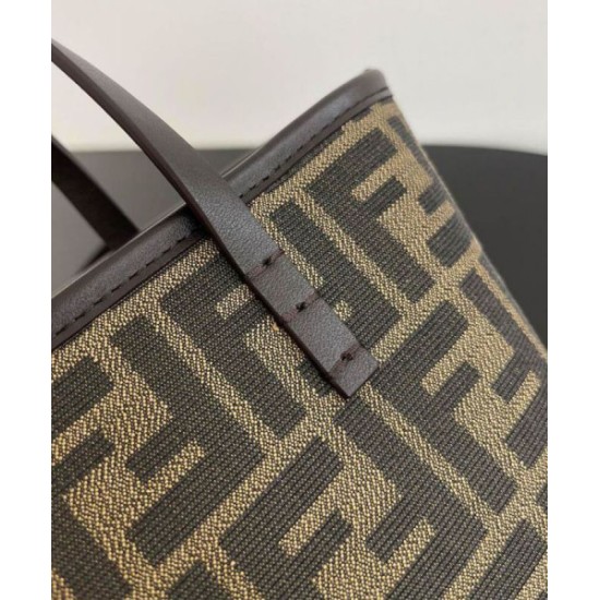 Fake Fendi Mini Roll 8BS096 Dark Coffee Replica
