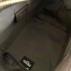 Fake Fendi Mini Roll 8BS096 Dark Coffee Replica