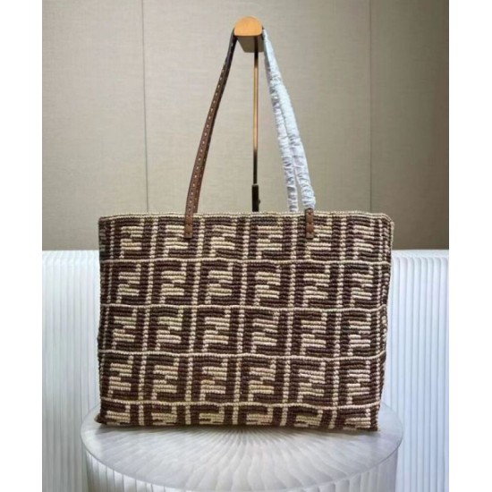 Fake Fendi Large Roll 8BH425 Coffee Replica
