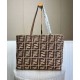 Fake Fendi Large Roll 8BH425 Coffee Replica