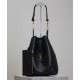 Replica YSL Saint Laurent Paris Vii Pochon In Lambskin Black