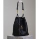 Replica YSL Saint Laurent Paris Vii Pochon In Lambskin Black