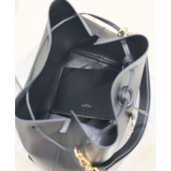 Replica YSL Saint Laurent Paris Vii Pochon In Lambskin Black