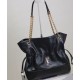 Fake YSL Saint Laurent Jamie 4.3 Sheepskin Tote Bag Black Replica