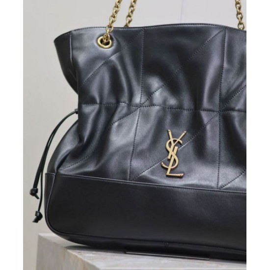 Fake YSL Saint Laurent Jamie 4.3 Sheepskin Tote Bag Black Replica