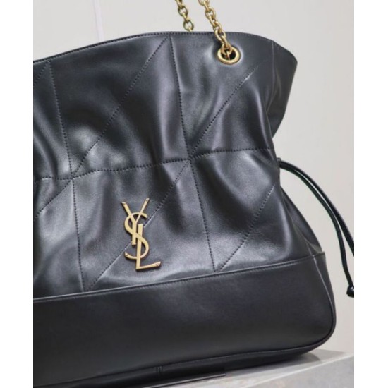 Fake YSL Saint Laurent Jamie 4.3 Sheepskin Tote Bag Black Replica