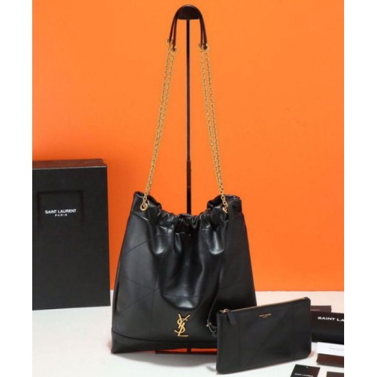 Fake YSL Saint Laurent Jamie 4.3 Pochon In Lambskin Black Replica
