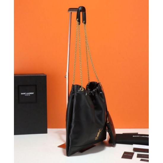 Fake YSL Saint Laurent Jamie 4.3 Pochon In Lambskin Black Replica