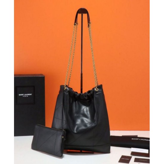 Fake YSL Saint Laurent Jamie 4.3 Pochon In Lambskin Black Replica