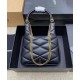 Fake YSL Saint Laurent Sade Hobo In Lambskin Black Replica