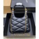 Fake YSL Saint Laurent Sade Hobo In Lambskin Black Replica